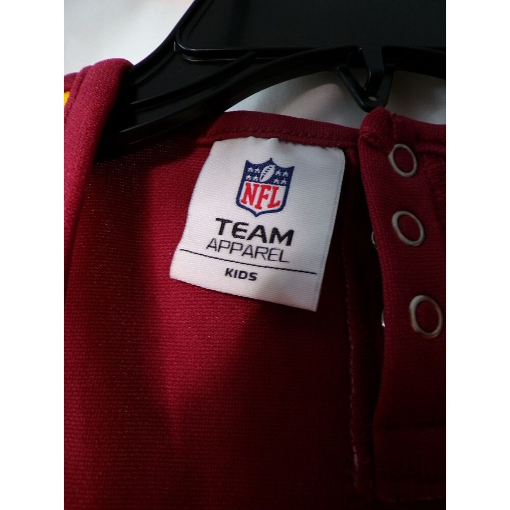 Team Apparel Girls Redskins Cheerleader Dress 3T Burgundy Gold - Picture 4 of 7